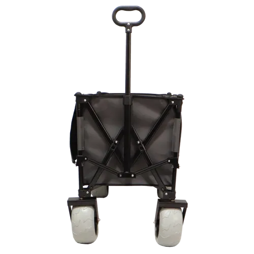 עגלת קמפינג מתקפלת עם גלגלי בלון מבית GLAMP – אפור