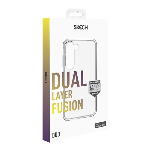 כיסוי Skech ל Galaxy S23  דגם Duo שקוף