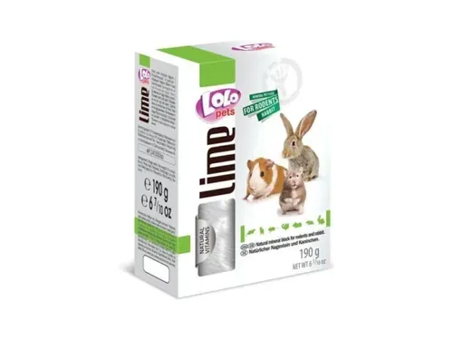 אבן סיד מינרלית למכרסמים וארנבות Lolo Pets – משקל 190 גרם