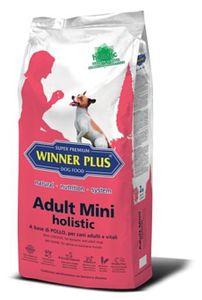  Winner Plus Adult Mini Holistic – מזון סופר־פרימיום הוליסטי לכלבים בוגרים מגזעים קטנים