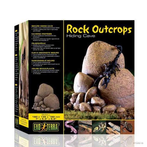  Exo Terra Rock Outcrops Hiding Cave Small – מסתור סלע קטן לזוחלים ונחשים