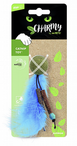  צעצוע קטניפ עם נוצות כחולות – Charmy by M-Pets