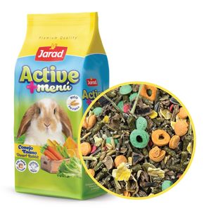  Jarad Active Menú – מזון פרימיום לארנבים ננסיים ושמוטי אוזניים 800 גרם