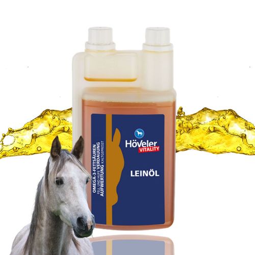  Höveler Leinöl – שמן פשתן טבעי משופר לסוסים (Omega 3)