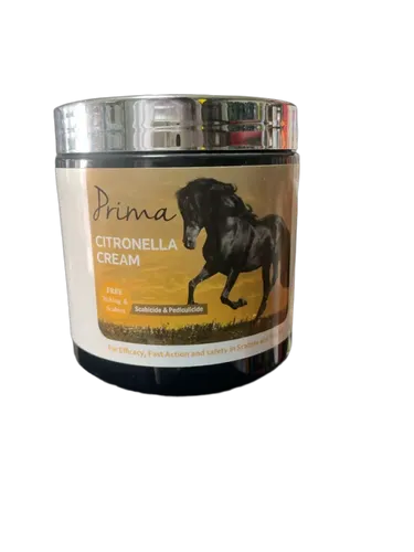  Prima Citronella Cream – קרם ציטרונלה להגנה מפני יתושים וזבובים לסוסים