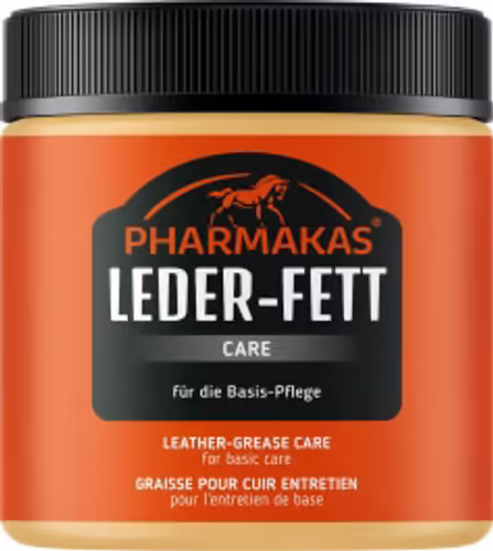 PHARMAKAS LEDER-FETT – גריז לשימור וטיפול במוצרי עור (500 גרם)