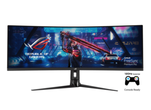 מסך מחשב גיימינג 49 אינץ רחב ROG Strix XG49VQ HDR
