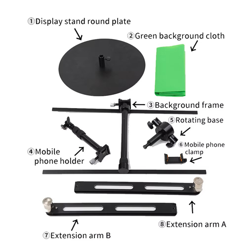 שולחן צילום מסתובב פנורמי לצילום מקצועי TRIOPO