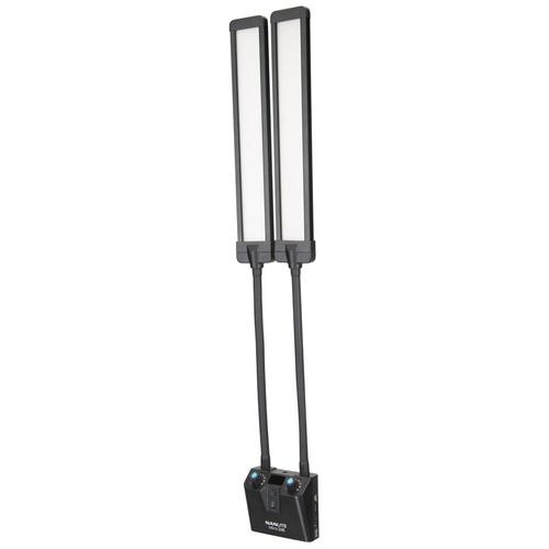 תאורת ביוטי כפולה עם זרועות מתכווננות Nanlite Mira 26B