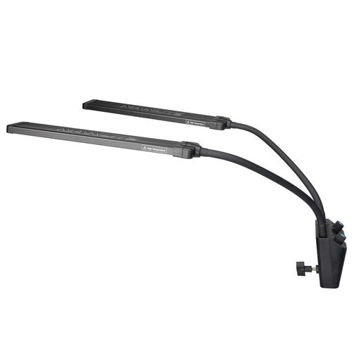 תאורת ביוטי כפולה עם זרועות מתכווננות Nanlite Mira 26B
