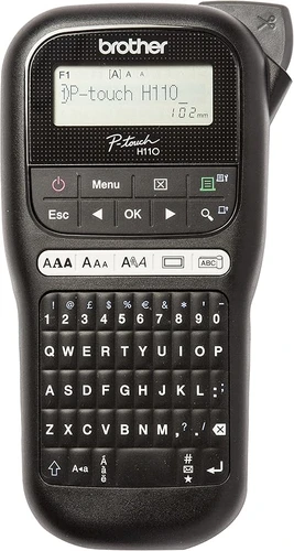 מדפסת ‏תרמית ‏להדפסת מדבקות ותוויות ניידת Brother PTH110