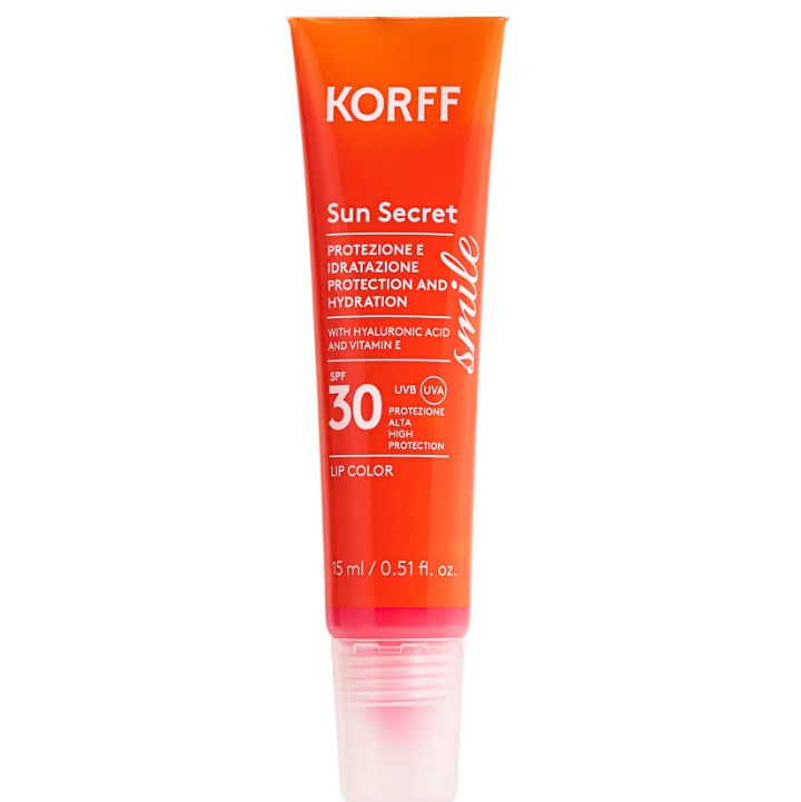 ליפ גלוס עם מסנן קרינה Korff Sun Secret Lip Color SPF30 15ml
