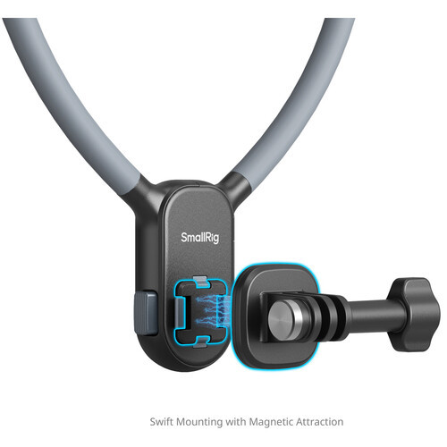 SmallRig 5128 Quick Release Neck Support for Action Cams and Smartphones