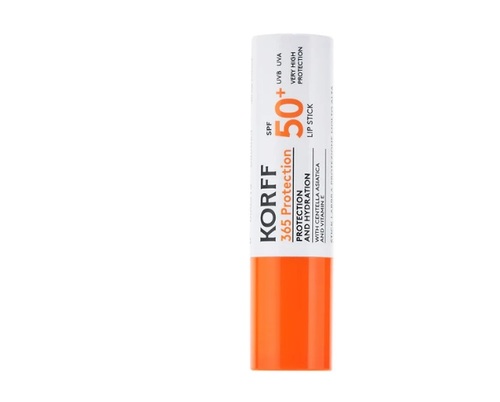 סטיק שקוף עם מסנן קרינה לשפתיים Korff +365 Protection Lip Stick 50spf 5ml