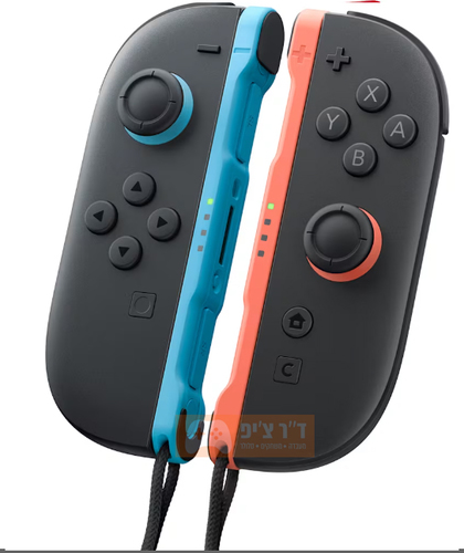 Nitendo Switch 2 JOY-CON PAIR L BLUE L RED זמין במלאי