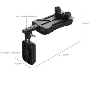  SmallRig 5153 Universal Shoulder Pad with 15mm Dual-Rod Clamp