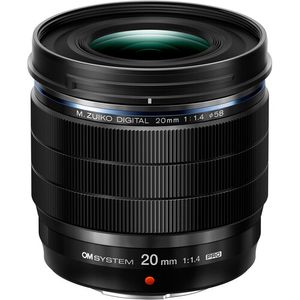 ‏עדשה OM SYSTEM M.Zuiko Digital ED 20mm f/1.4 PRO יד שניה