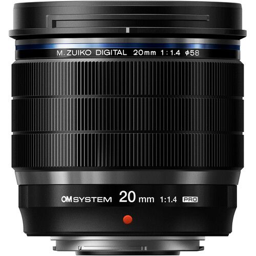 ‏עדשה OM SYSTEM M.Zuiko Digital ED 20mm f/1.4 PRO יד שניה