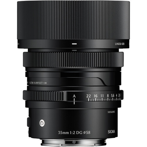 עדשת SIGMA 35mm F/2 DG לסוני