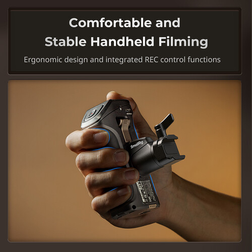 SmallRig 5235 Rotating Side Handle with Trigger REC for Select Canon & BMD Cameras