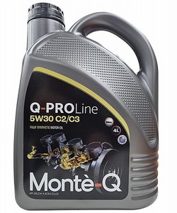 שמן מנוע 5W30 סנטטי מלא Monte-Q 4L