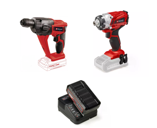 סט אימפקט + פטישון SET-DIY 18V  