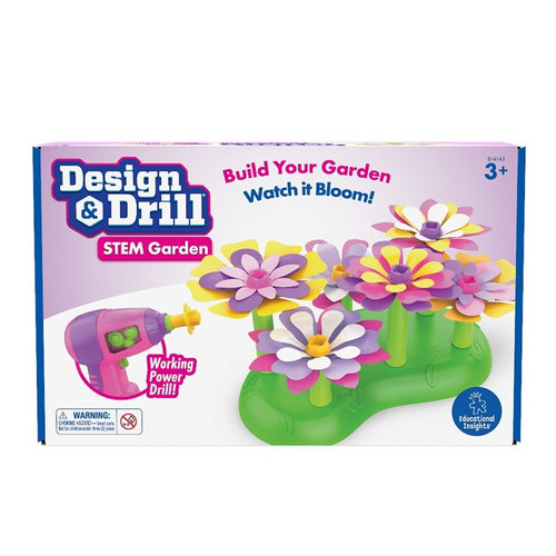 עיצוב עם מקדחה - גן פרחים (38 חלקים)