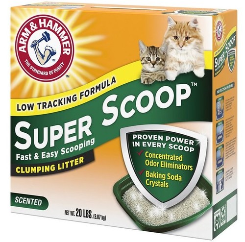 ארם אנד האמר Arm & Hammer- קרטון חול מתגבש וריחני לחתול להפחתת פיזור החול 9 ק