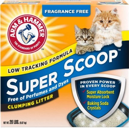 ארם אנד האמר Arm & Hammer- קרטון חול מתגבש לחתול להפחתת פיזור החול 9 ק