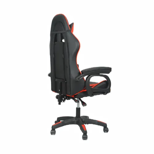 כסא גיימרים ארגונומי איכותי LEVEL UP עם 2 כריות תמיכה, שינוי זוויות של 90-170 מעלות - אדום