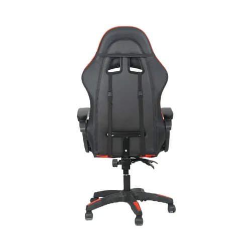 כסא גיימרים ארגונומי איכותי LEVEL UP עם 2 כריות תמיכה, שינוי זוויות של 90-170 מעלות - אדום