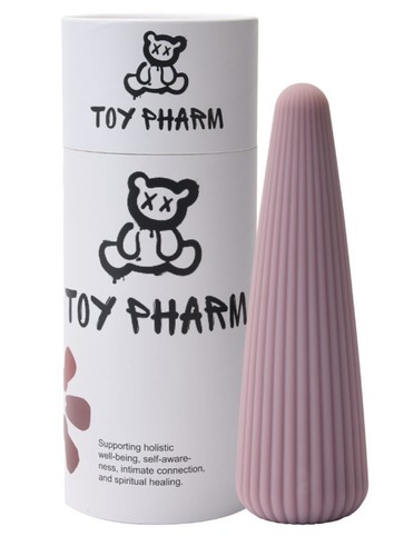 ויברטור קוני עם מגע משי לעונג מדויק ומפנק ToyPharm Sophia Silk Cone