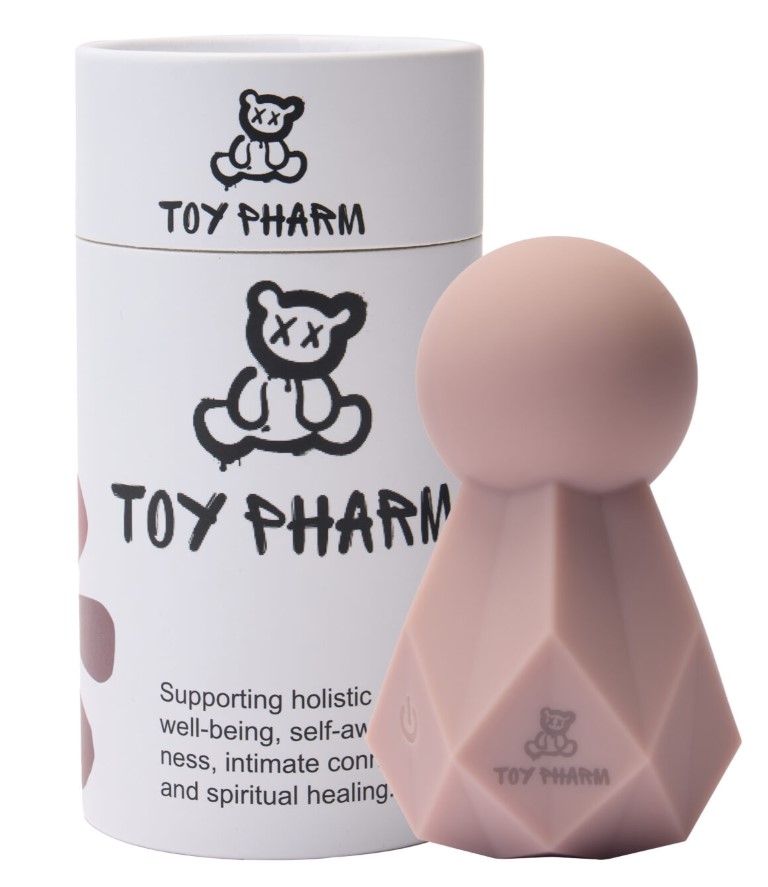 ויברטור אלגנטי עם מגע משי לעונג חושני ToyPharm Sophia Silk Dome