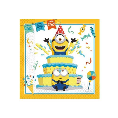 מפיות נייר מיניונים 20 יח'