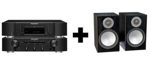 מערכת סטריאו הכוללת Marantz PM6007 + CD6007 + Monitor Audio Silver 100
