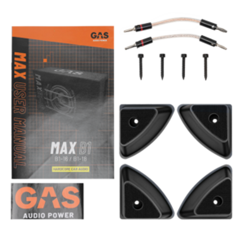 תיבת סאב GAS MAX B1-16 עם סאב 6.5