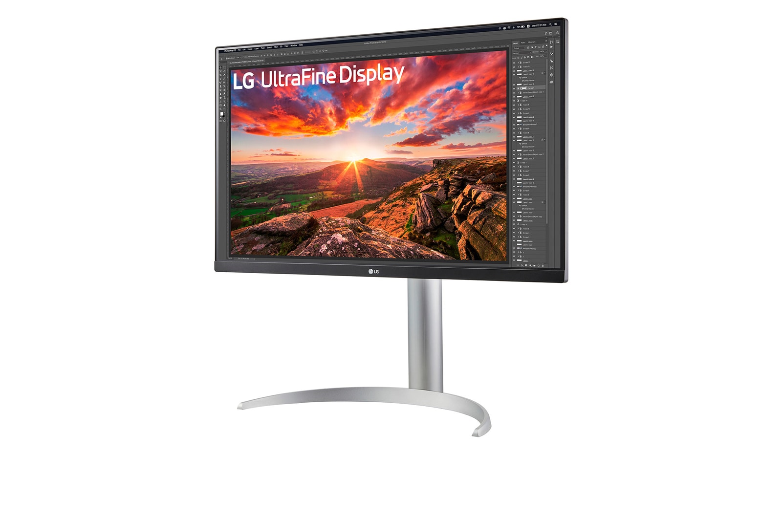 מסך מחשב LG 27" UltraFine 4K UHD Monitor 27UP850K-W