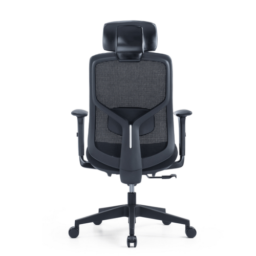 כיסא משרדי אורטופדי KEISAR Black Bold כולל משענת ראש