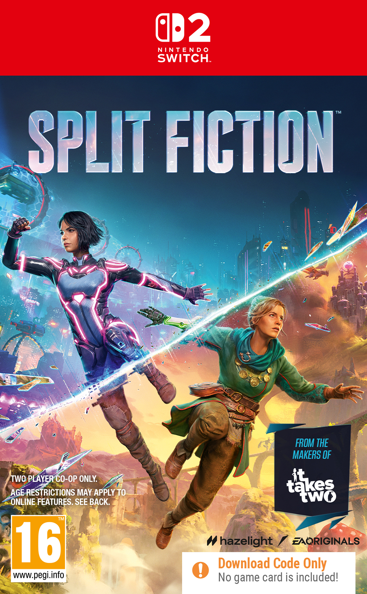 NINTENDO SWITCH 2 SPLIT FICTION קוד