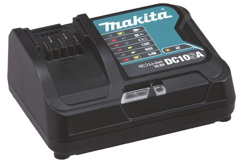 מטען מהיר Makita DC10SA לסוללות 12V | טעינה ב-30 דקות | הכל בו לתעשיה