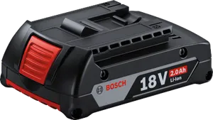 סוללה 2.0 אמפר נטענת עם טכנולוגיית - BOSCH GBA 18V COOLPACK Professional