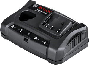 מטען מהיר כפול עם יציאת (USB)- BOSCH GAX 18V-30 Professional 10.8-18V