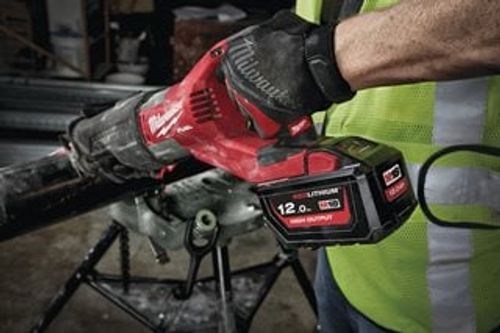 סוללה עוצמתית 12אמפר MILWAUKEE M18 HB12 HIGH OUTPUT -  18V 