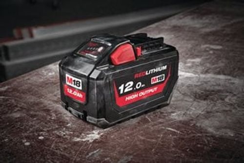 סוללה עוצמתית 12אמפר MILWAUKEE M18 HB12 HIGH OUTPUT -  18V 