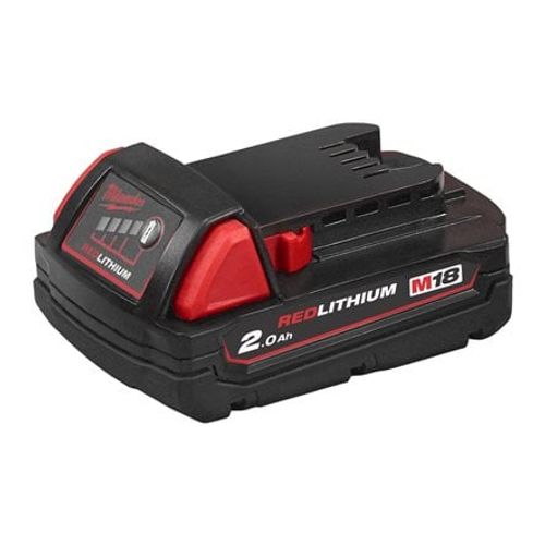 סוללה ליתיום 2.0 אמפר - MILWAUKEE M18 B2