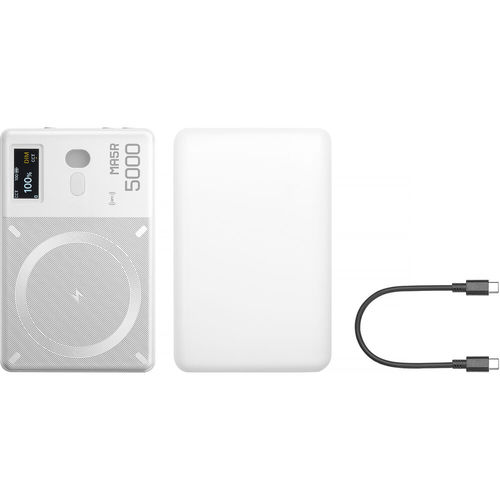 פנס וסוללה ניידת לסמארטפונים Godox MA5R RGB LED Light and Power Bank (White)