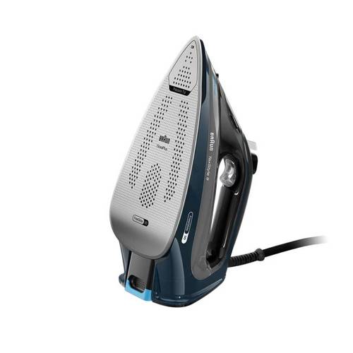 מגהץ ‏אדים 3200 וואט Braun SI9682DB כחול\שחור