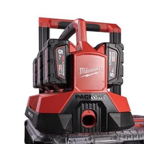 מטען 6 מקומות טעינה מהירה עם חיבור USB - MILWAUKEE M18PC6 PACKOUT 18V