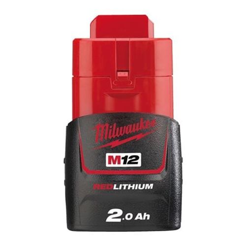 סוללת ליתיום 2 אמפר נטענת - MILWAUKEE M12 B2 12V