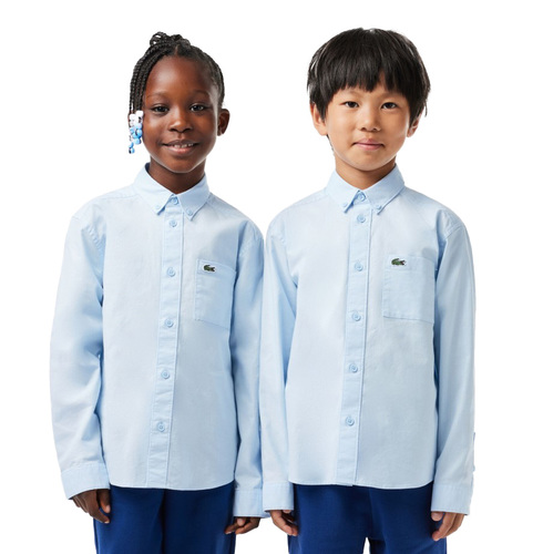 חולצת מכופתרת לקוסט Lacoste Oxford Breast Pocket Shirt | ילדים